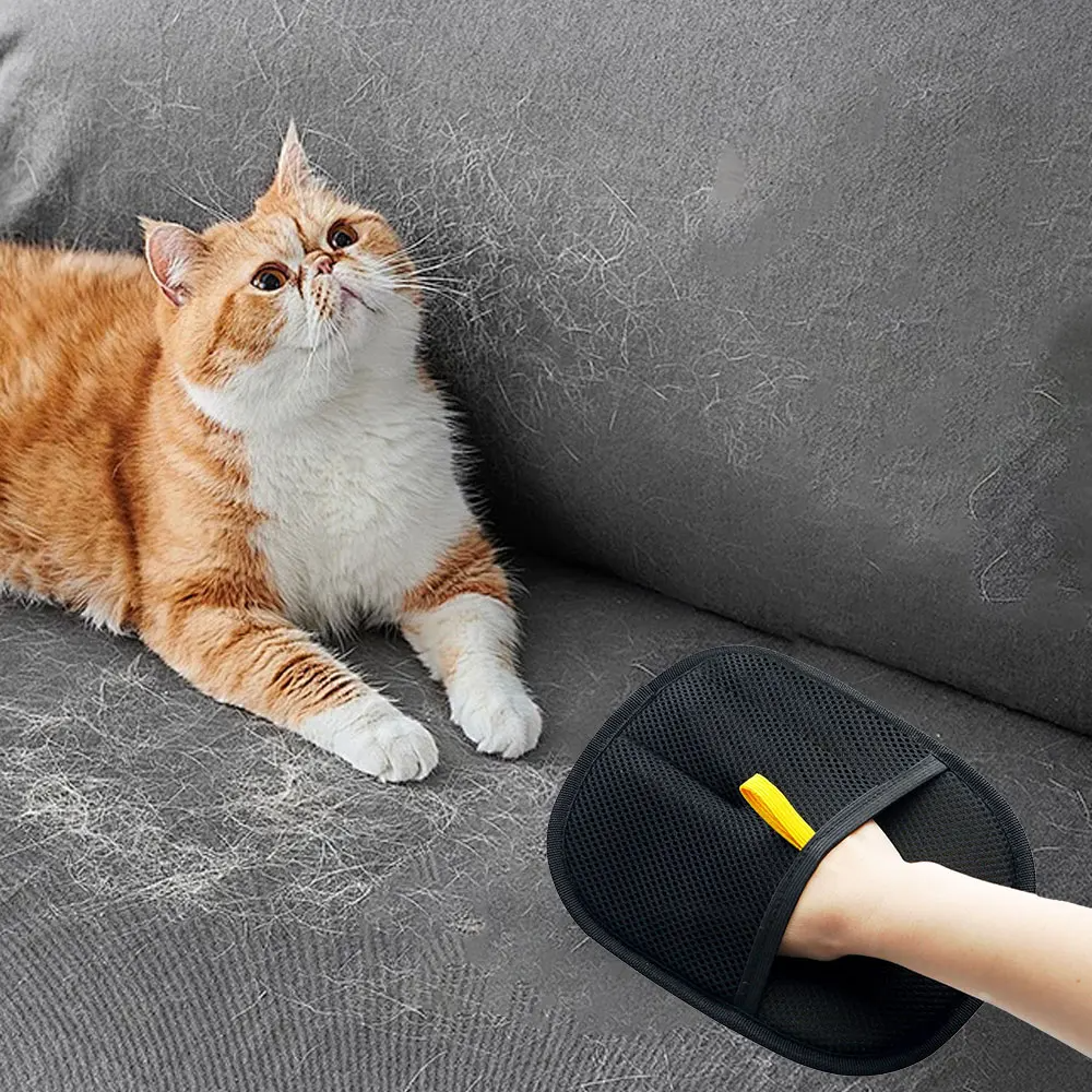 U verwijdert moeiteloos huisdierharen met de CleanPaws Reinigingshandschoenen