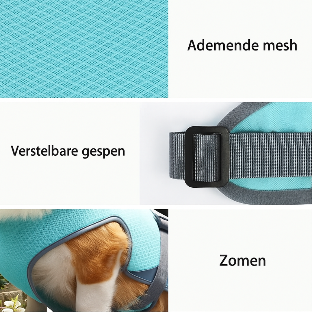 CoolShield Pro – Koelvest voor honden met UV-bescherming en ademend mesh