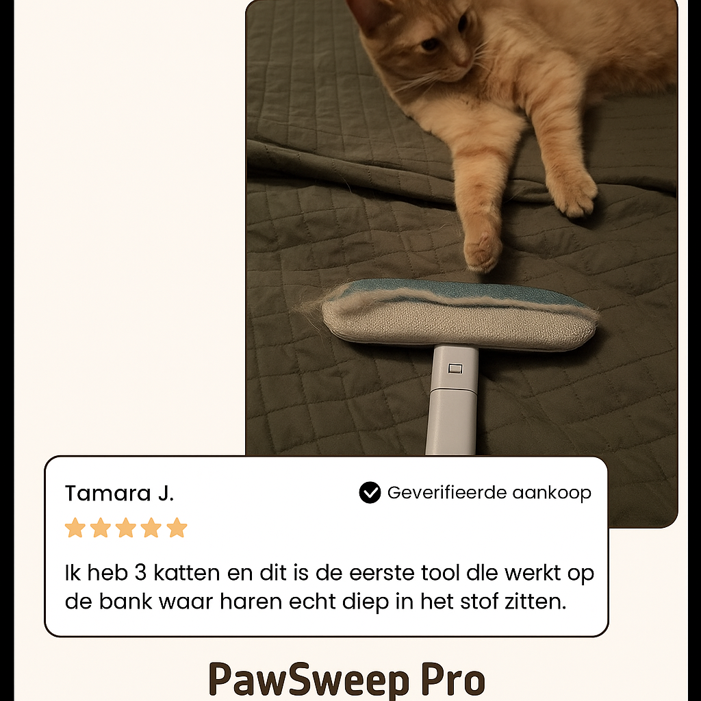PawSweep Pro U houdt uw hele huis haarvrij – in één vloeiende beweging