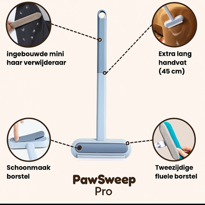 PawSweep Pro U houdt uw hele huis haarvrij – in één vloeiende beweging