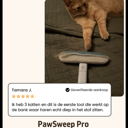 PawSweep Pro U houdt uw hele huis haarvrij – in één vloeiende beweging